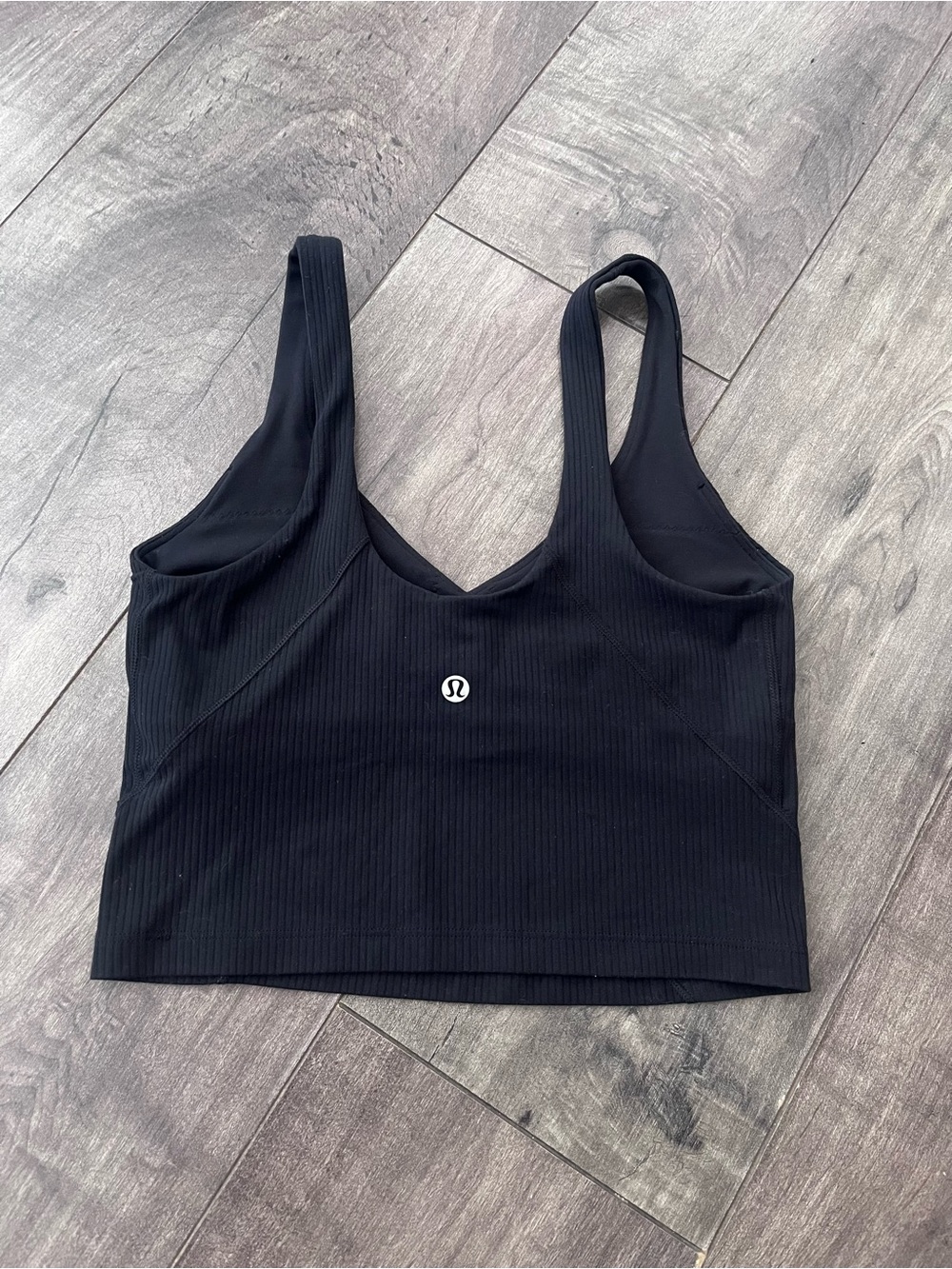 Lululemon Black Ribbed align tank